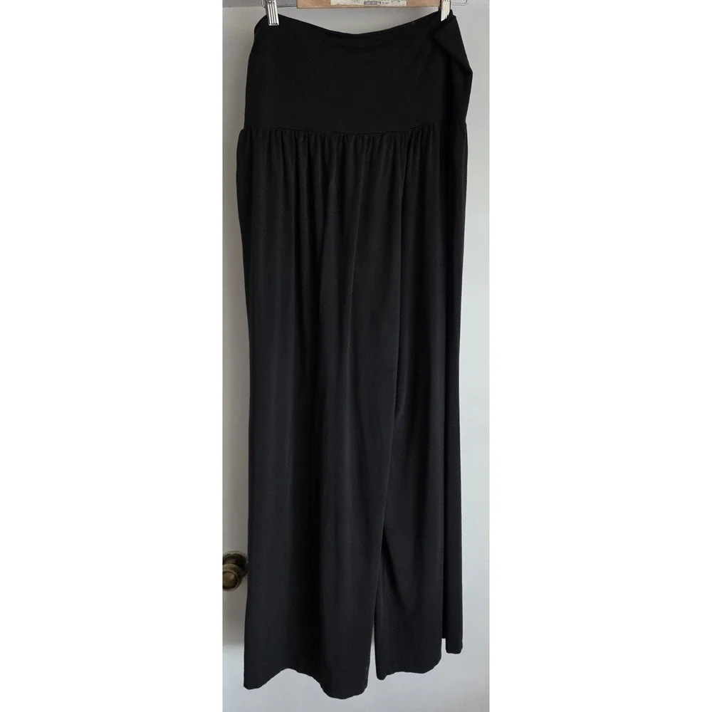 Athleta Black Pants XL Straight Leg Athleisure Trousers Slacks Casual - Picture 2 of 4